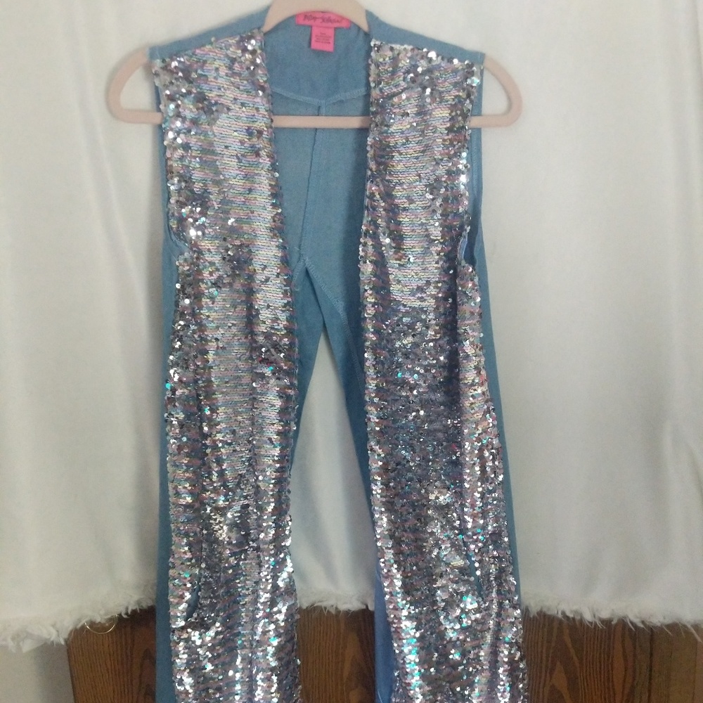 Long Betsey Johnson vest